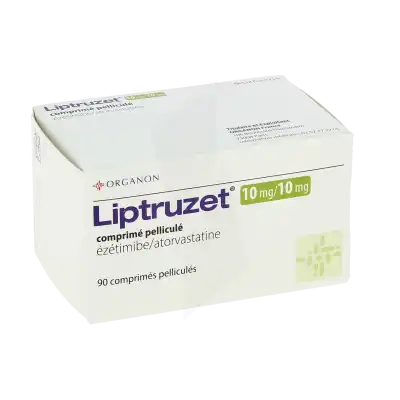 Liptruzet 10 Mg/10 Mg, Comprimé Pelliculé à POITIERS