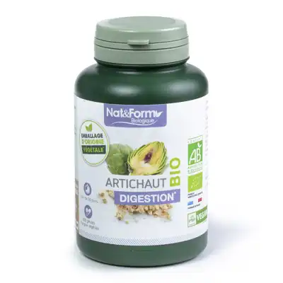 Nat&form Bio Artichaut Bio 200 Gélules Végétales à MONTEUX