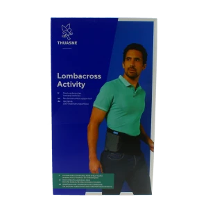 Thuasne Lombacross Activity Ceinture Lombaire Noir Hauteur 26 Cm Taille 1