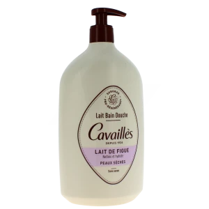 Roge Cavailles Gel Bain Douche Lait De Figue Flacon Pompe De 1 L