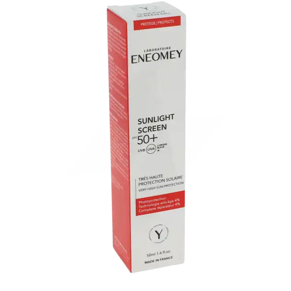 Eneomey Sunlight Screen 50+ Très Haute Protection Solaire Fl Airless/50ml