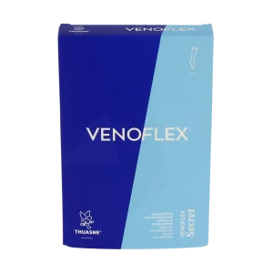 Thuasne Venoflex Secret 2 Chaussette Femme Beige Doré T4n+