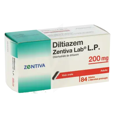 Diltiazem Zentiva Lab Lp 200 Mg, Gélule à Libération Prolongée à Casteljaloux