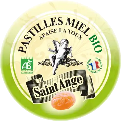 Saint-Ange Bio Pastilles Miel Boite métal/50g