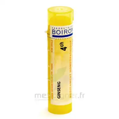 Boiron Ginseng 4ch Granules Tube De 4g à Cholet