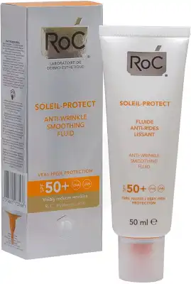 Roc Soleil-protect Spf50+ Fluide Anti-rides Lissant T/50ml à NEUILLY SUR MARNE