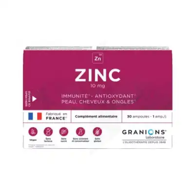 Granions Zinc 20mg à Cherbourg-en-Cotentin