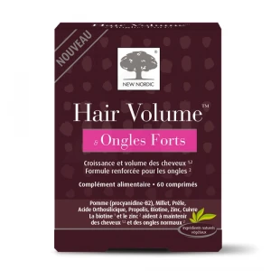 New Nordic Hair Volume Croissance Cheveux Ongles Forts Comprimés B/60