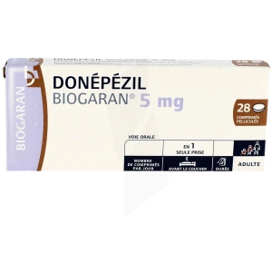 Donepezil Biogaran 5 Mg, Comprimé Pelliculé