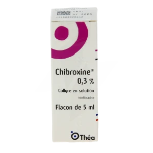 Chibroxine 0,3 Pour Cent, Collyre En Solution