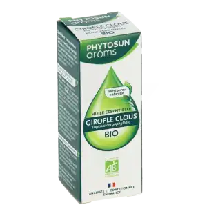 Phytosun Aroms Huile Essentielle Bio Girofle Clous 10 Ml à SAINT-JEAN-DE-LIVERSAY