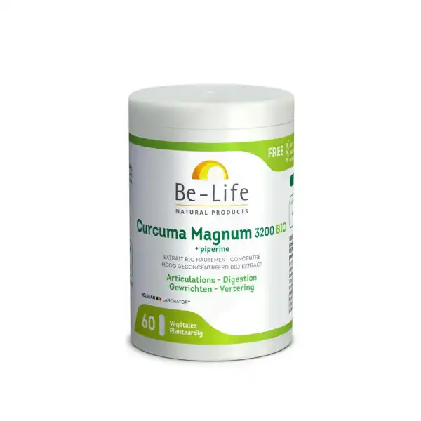 Be-life Curcuma 3200 Magnum Bio Gélules B/60