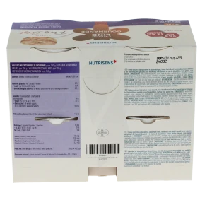 Nutrisens Cremeline Gourmande 2kcal Nutriment Paris-brest 4cups/125g