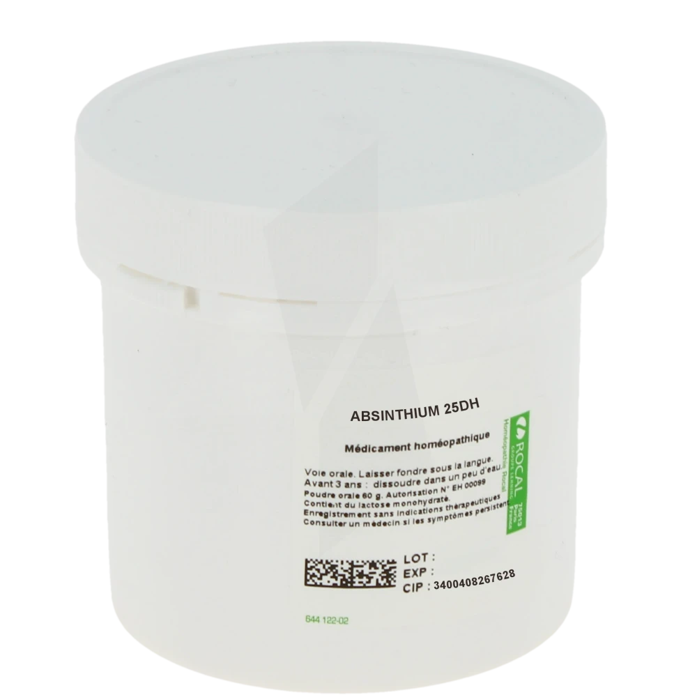 Rocal Absinthium 25dh Poudre Orale Pot De 60 G