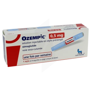 Ozempic 0,5 Mg, Solution Injectable En Stylo Prérempli