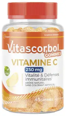 Vitascorbolgommes Vitamine C 250mg Gommes Pot/45 à Saint-Etienne