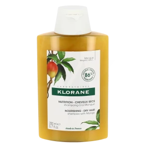 Klorane Mangue Shampooing Nutrition Cheveux Secs 200ml