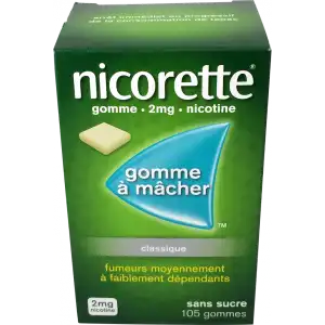 Nicorette 2 Mg Gom à Mâcher Médic Sans Sucre Menthe Fraîche Plq/105gom à Auterive