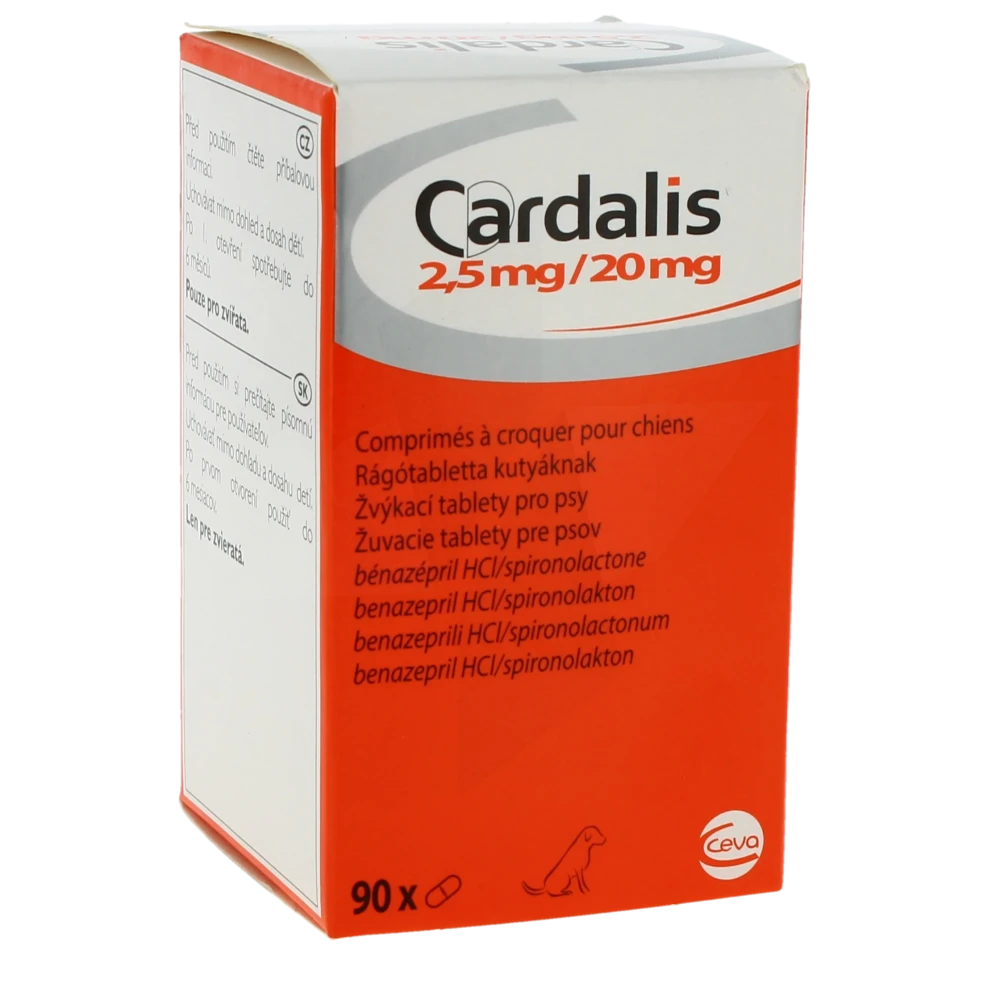 Cardalis 2,5 Mg/20 Mg Comprimes A Croquer Pour Chiens, Comprimé