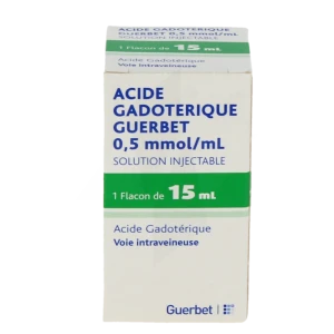 Acide Gadoterique Guerbet 0,5 Mmol/ml, Solution Injectable