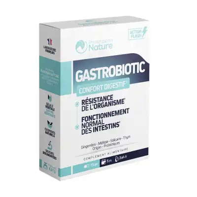 Prescription Nature Gastrobiotic Gélules B/15 à Andernos