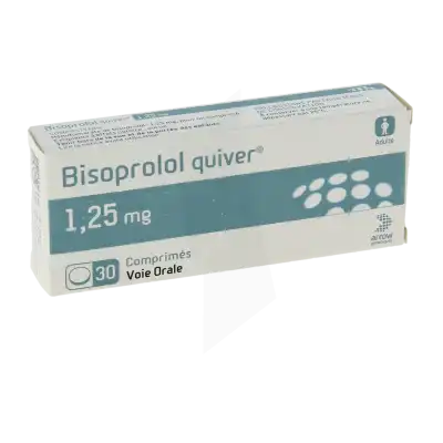 Bisoprolol Quiver 1,25 Mg, Comprimé à VILLERS-LE-LAC