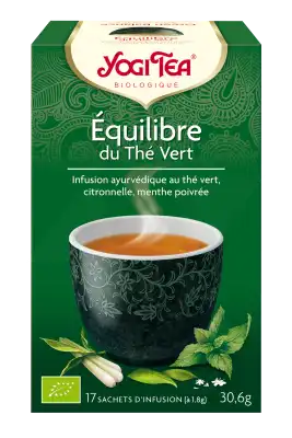 Yogi Tea ThÉ Équilibre Du ThÉ Vert Bio 17sach/1,8g à Saint-Avold