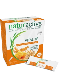 Naturactive Phytothérapie Fluides Solution Buvable Vitalité 15 Sticks/10ml