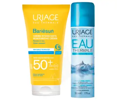 Uriage Bariésun Spf50+ Crème Hydratante T/50ml + Eau Thermale Spray/50ml à Vierzon