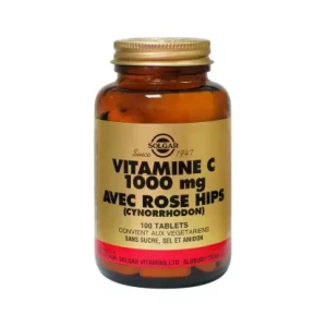 Solgar Vitamine C 1000 Mg Rose Hips Cpr Pot/100