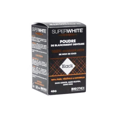 Superwhite Black Edition Poudre Charbon Actif Fl/40g