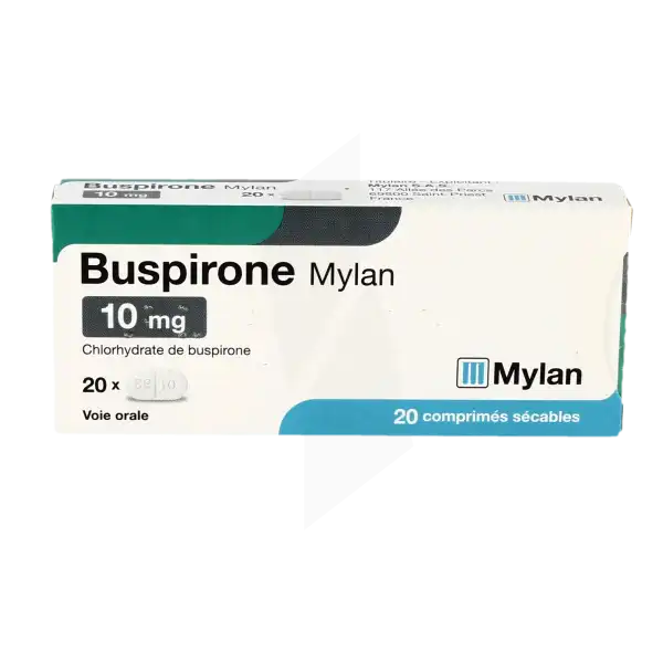 Buspirone Viatris 10 Mg, Comprimé Sécable