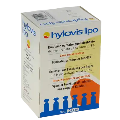 Hylovis Lipo Emulsion Oculaire 30unidose/0,4ml à Béziers