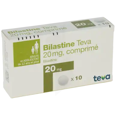 Bilastine Teva 20 Mg, Comprimé à CHAMPAGNOLE