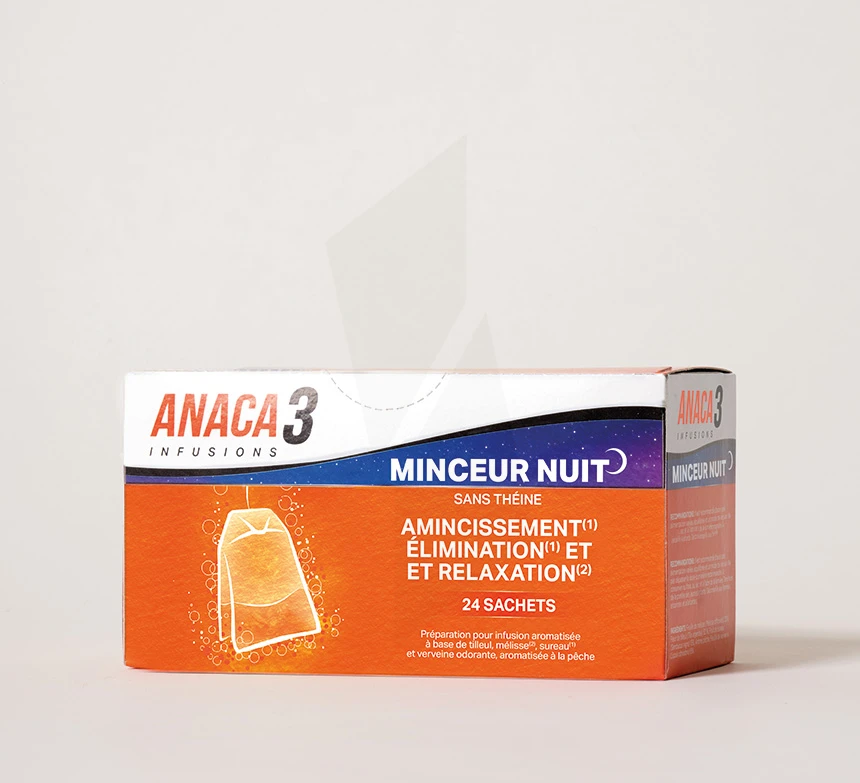 Pharmacie Grand Littoral - Parapharmacie Anaca3 Infusion Minceur Nuit  Tisane 24 Sachets - MARSEILLE