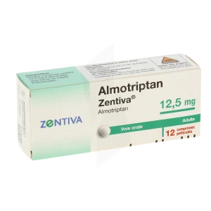 Almotriptan Zentiva 12,5 Mg, Comprimé Pelliculé
