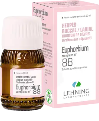 Lehning Complexe Euphorbium N° 88 Solution Buvable Fl/30ml à TOUCY