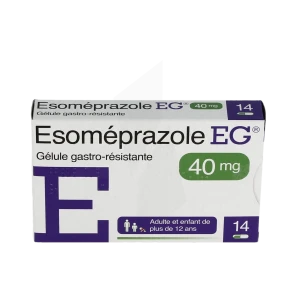 Esomeprazole Eg 40 Mg, Gélule Gastro-résistante