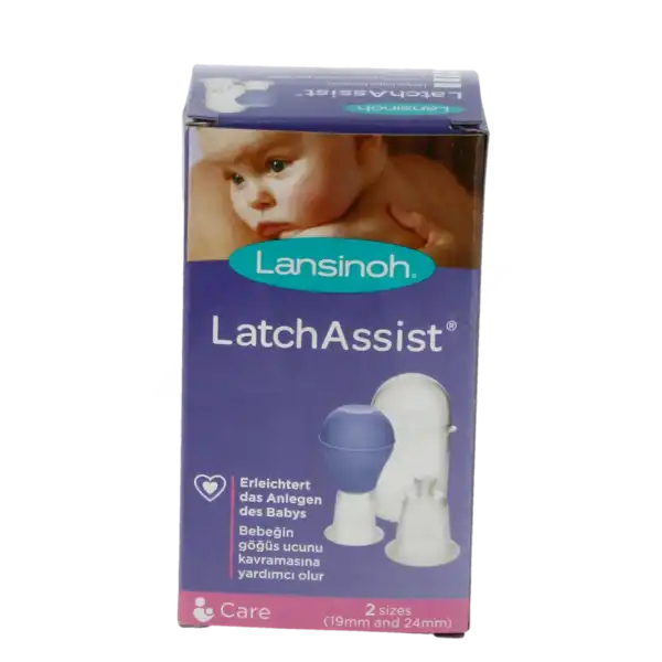 Lansinoh Latch Assist Appareil Type Ventouse Mamelon Plat