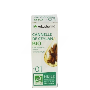 Arkopharma Huile Essentielle Bio N°1 Cannelle De Ceylan Fl/5ml