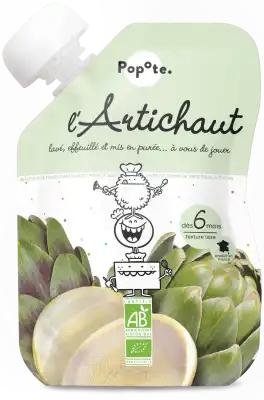 les fruits jaunes - lot de 10 purees en gourde pour bebe - des 6 mois -  Popote