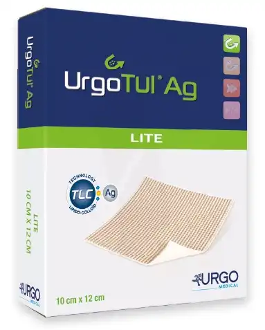 Urgotul Ag Lite Border, 8 Cm X 8 Cm , Bt 16