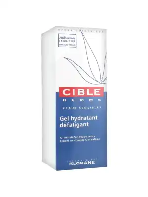 Klorane Cible Homme Gel Hydratant Défatiguant 50 ml