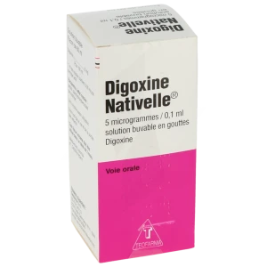 Digoxine Nativelle 5 Microgrammes/0,1 Ml, Solution Buvable, En Gouttes