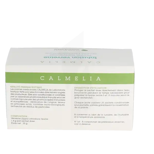 Calmelia Verveine Tisane 25 Sachets