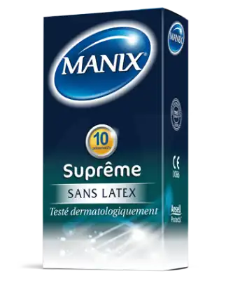 Manix Suprême Préservatif Lubrifié B/10 à Ris-Orangis