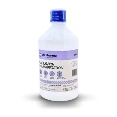 L2n 0,9 % Solution Sérum Physiologique Irrigation Fl/500ml à Saint Priest