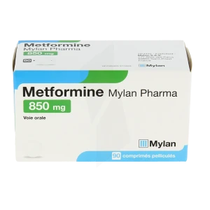 Metformine Viatris 850 Mg, Comprimé Pelliculé
