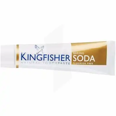 Kingfisher Dentifrice sans fluor Bicarbonate de soude - Menthe T/100ml