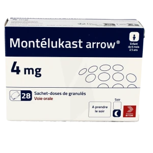 Montelukast Arrow 4 Mg, Granulés En Sachet-dose